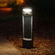 Solar Bollard Light With Sensor 1000lm IP65 4000K 80cm Black Industrial Strength Solar Bollard Light With Sensor 1000lm IP65 4000K 80cm Black Industrial Strength